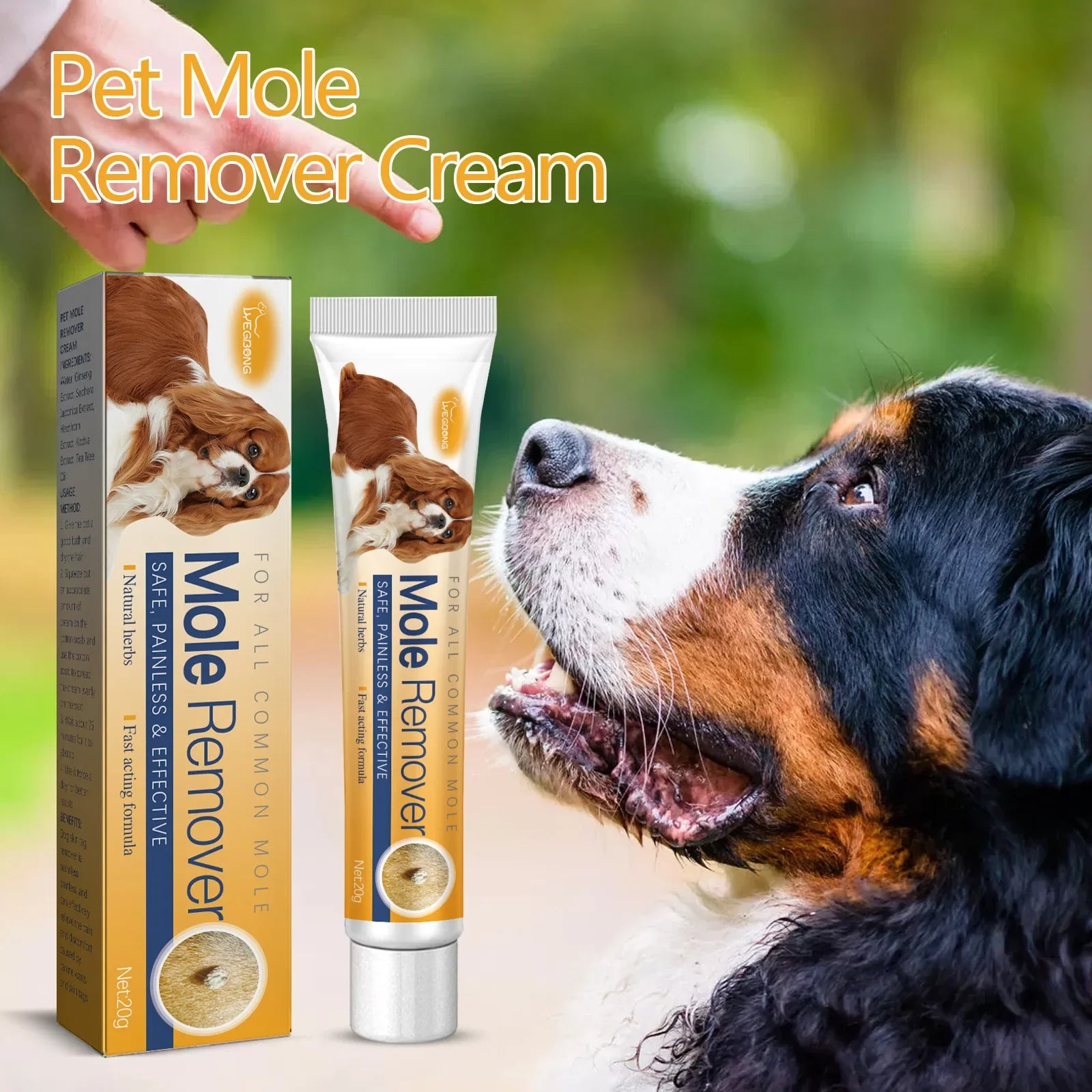 Pet Removal Wart Cream Diminish Skin Moles Corns Nourish Skin Wart Treatment Alleviate Discomfort No Irritation Pet Repair Cream Qme