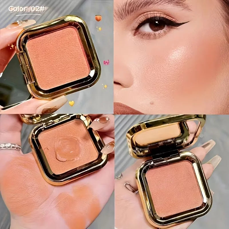 Cream Blush Palette Mashed Potato Texture Waterproof Long Lasting Qme 02