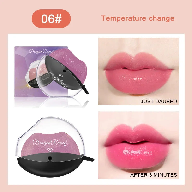 Color Changing Lazy Lipstick Squeeze Into Lips Makeup Lip Gloss Matte Waterproof Long Lasting Non-stick Cup Tint Balm Cosmetic Qme 06 color change