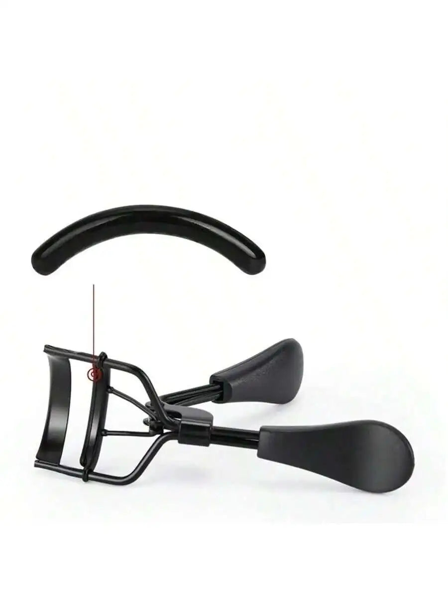 Eyelash Curler Fashion Silicone Love Curling Makeup Tool Comb Qme