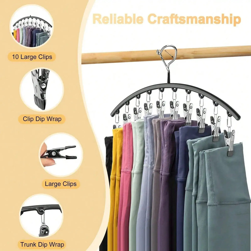 1 Multifunctional Clip Hangers Wet Dry Space-saving Clothes Hanger Qme