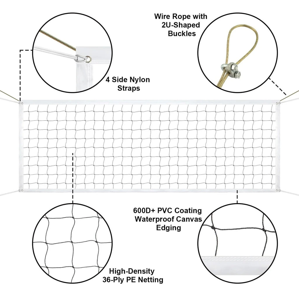 Professional Sport Training Standard Badminton Replacement Net Portable Folding Multipropose Net Home Garder Orchard Protect Net Qme