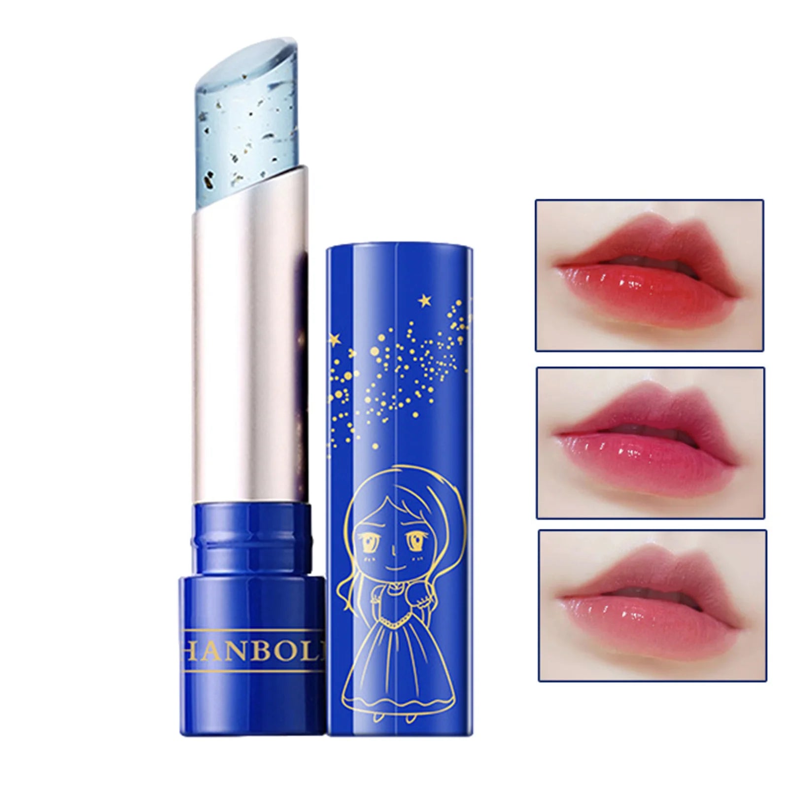 Changing Lipstick Waterproof Blue That Turn Pinkwipe Turns Pink Qme D China Mainland