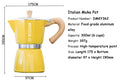 Classic Espresso Maker Home Use Premium Moka Pot Brewer Durable Qme DMKY362