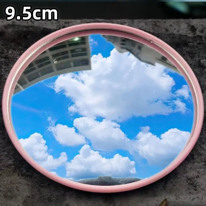 Portable Makeup Mirror Handheld Photography Mirrors Round Convex Qme A1