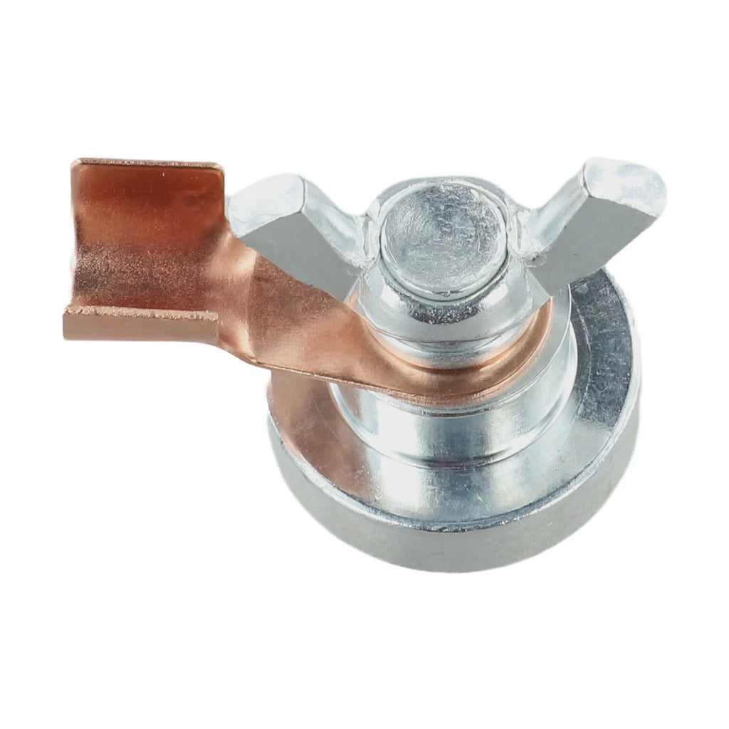 Magnetic Welding Ground Clamp Tool, Portable Magnet Welder Grounding Support For Smooth Or Curved Metal Surfaces Qme