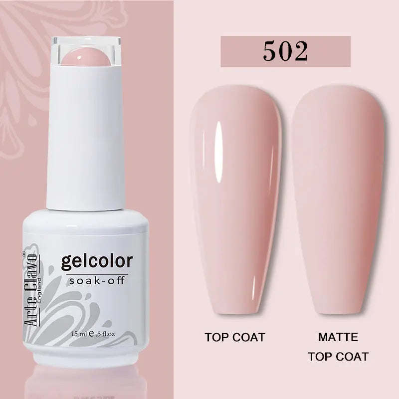 Arte Clavo Red Series Nail Polish Party Colors Gel Varnishes All Qme 502