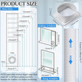 Portable AC Window Vent Heat Insulation Seal Fabric Air Conditioner Qme China Mainland 1 set