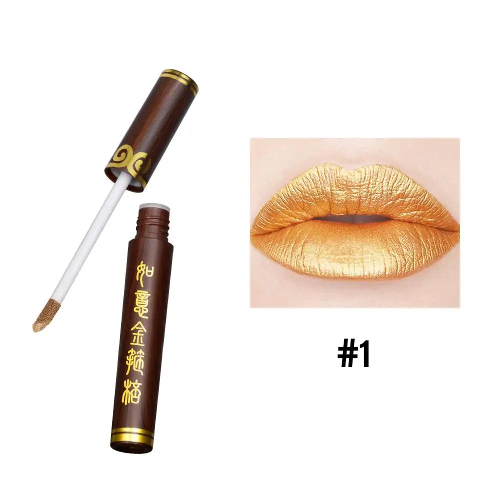 Golden Staff Lip Gloss Glossy Unique Appearance Qme 01 Gold Shine 2.5ml
