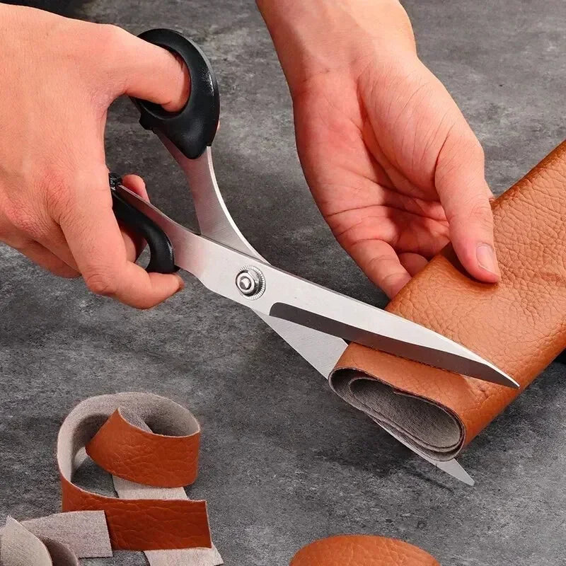 Professional Sewing Scissors Ergonomic Handle Scissors DIY Sewing Tools Handicraft Supplies Tinker Accessories Sissors Tailoring Qme