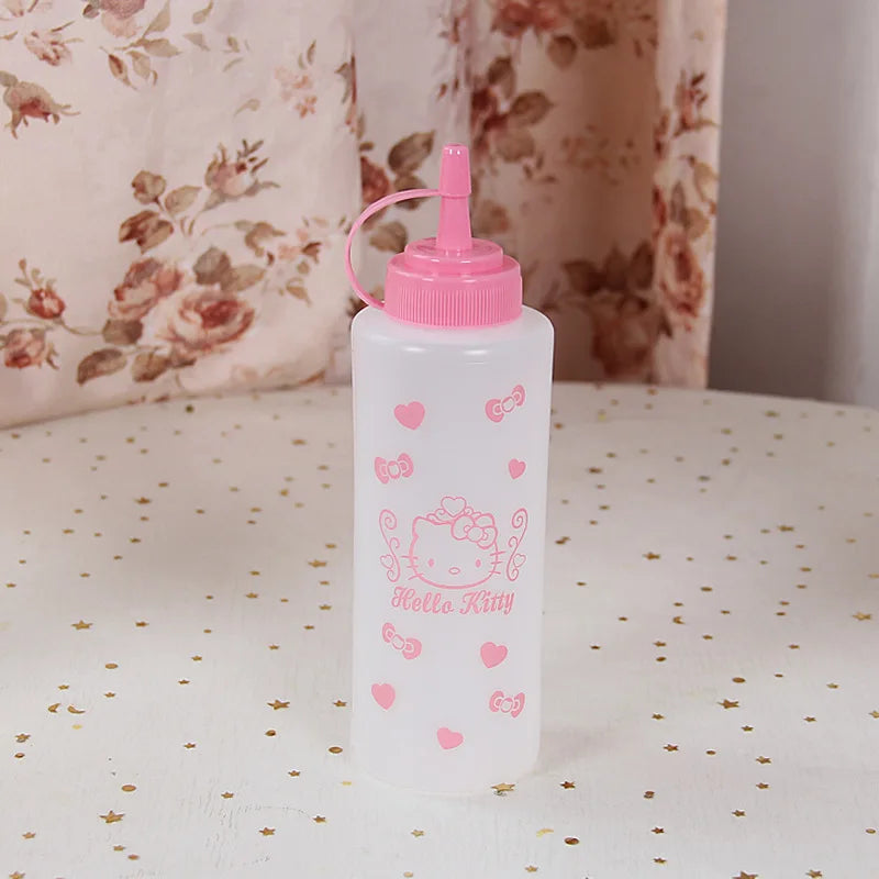 Hello Kitty Kuromi Squeeze Bottle Kitchen Plastic Sauce Jam Salad Qme 4