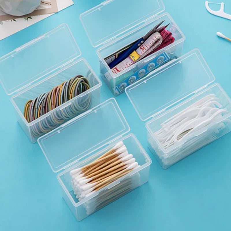 Jewelry Organizer Container Dust-proof Accessories Box Portable Qme