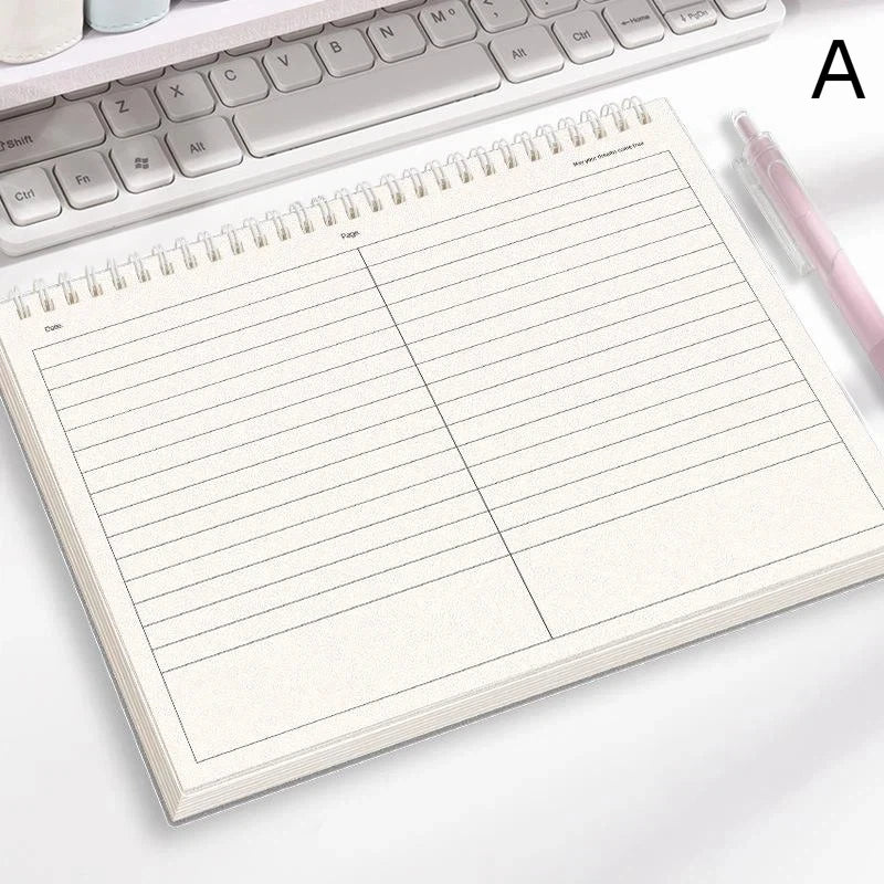 60 Sheets B5 Coil Notebook Portable Thickened Paper Multi-functional Qme A