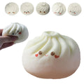 Realistic Food Sensory Toy Relief Steamed Bun Squishy Slow Rebound Qme random 1pcs