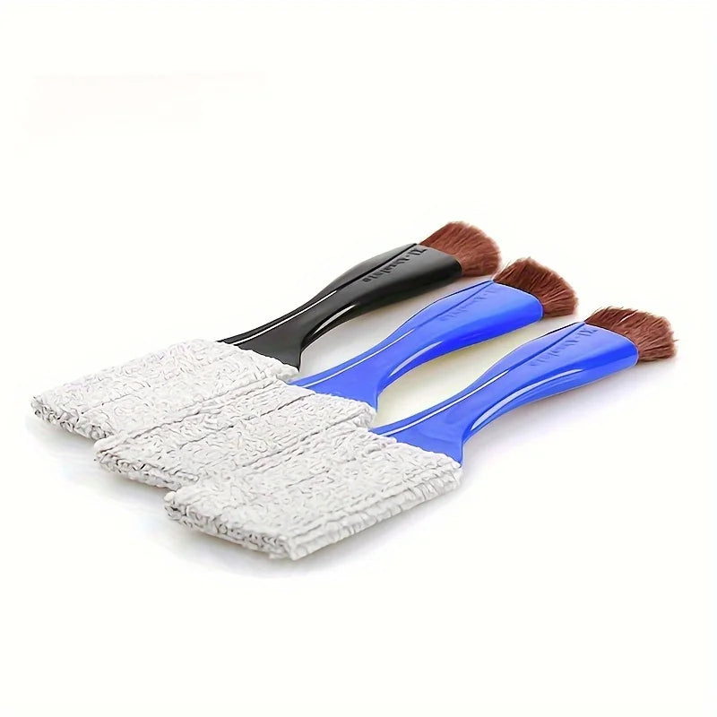 Effortlessly Clean Your Car's Interior with this Soft Brush Air Conditioner Cleaning Tool! Qme
