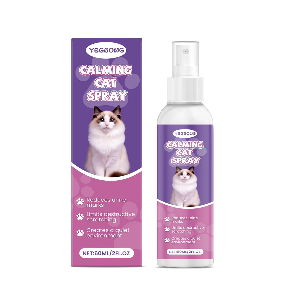Pet Inducing Agent Prevent Scratching Soothing Emotions Relief Stress Anti-Anxiety Natural Pets Calming Spray Training Supplies Qme