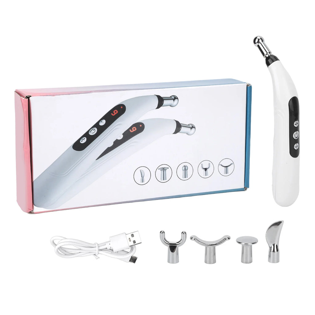 Electronic Acupuncture Pen 9 Gear Microelectronics Energy Pen Acupoint for Neck Arm Acupoint Energy Pen Energy Pen Acupuncture Qme