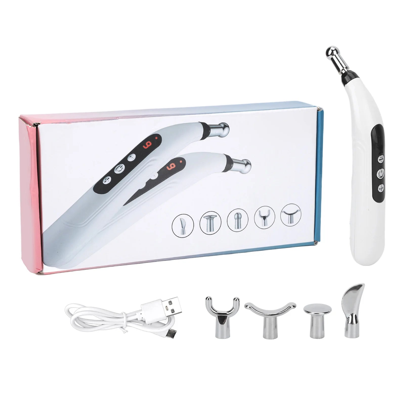 Electronic Acupuncture Pen 9 Gear Microelectronics Energy Pen Acupoint for Neck Arm Acupoint Energy Pen Energy Pen Acupuncture Qme