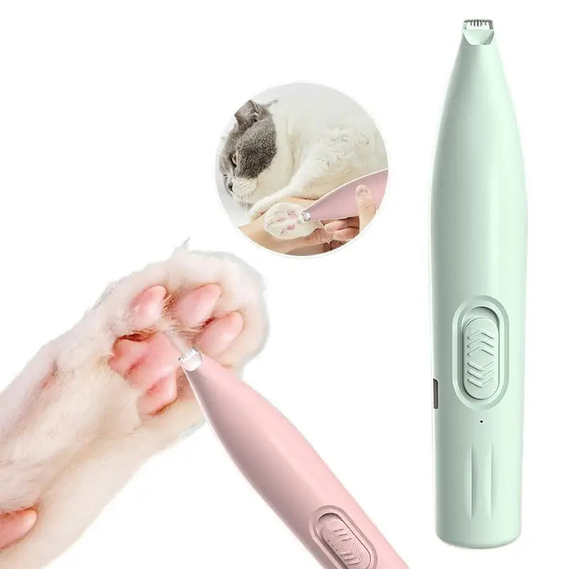 USB Rechargeable Pet Foot Grooming Razor Hair Trimmer Dog Cat Qme