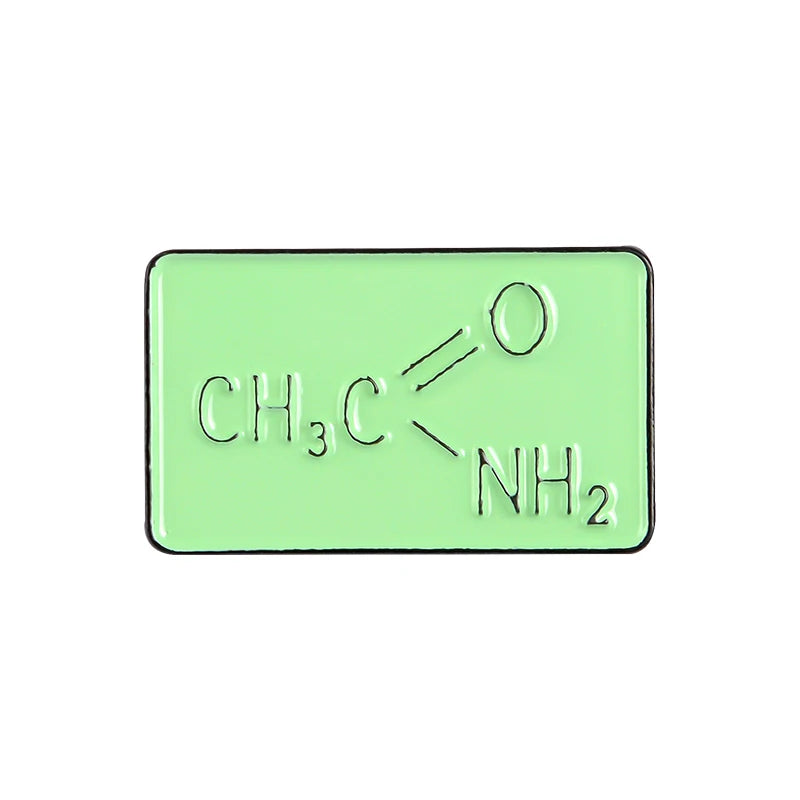 Science Stuff Enamel Pins Tube, Atomic Model,Chemical Symbol, Conical Flask Brooch Badge Gift for Science Enthusiast Wholesale Qme style-19