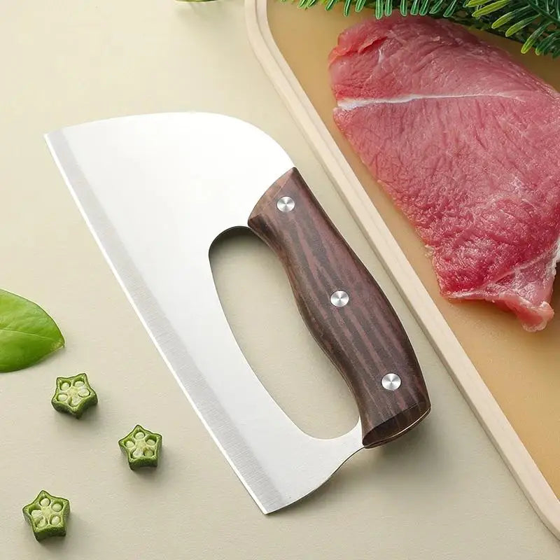 Labor Saving Kitchen Knife Home Sharp Chef's Slicing Cutting Forged Qme