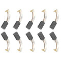 Carbon brush - durable material, easy to install, with leads and ring terminals, suitable for rotary hammer drills/circular saws Qme 10pcs set