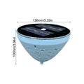 Pool Solar Lights 2 Pieces Projection Outdoor Decor Outdoor Pool Lights Backyard Decor For Indoor Home Bathtub Hot Tub Swimming Qme 2pcs China Mainland