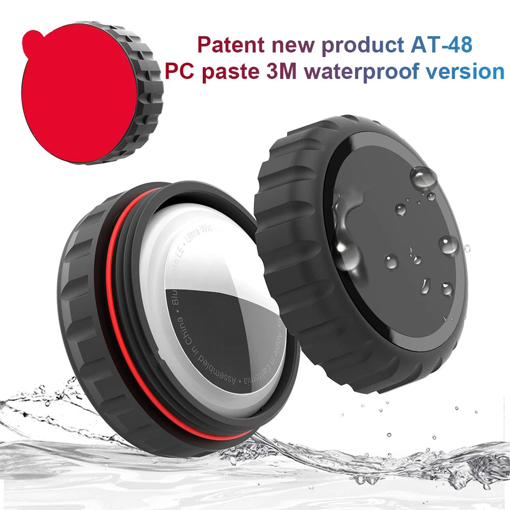 1-3PCS Protective Case for AirTag Waterproof Cover Holder with Adhesive Sticker For AirTag Cover for Bike Wallet Suitcase Qme