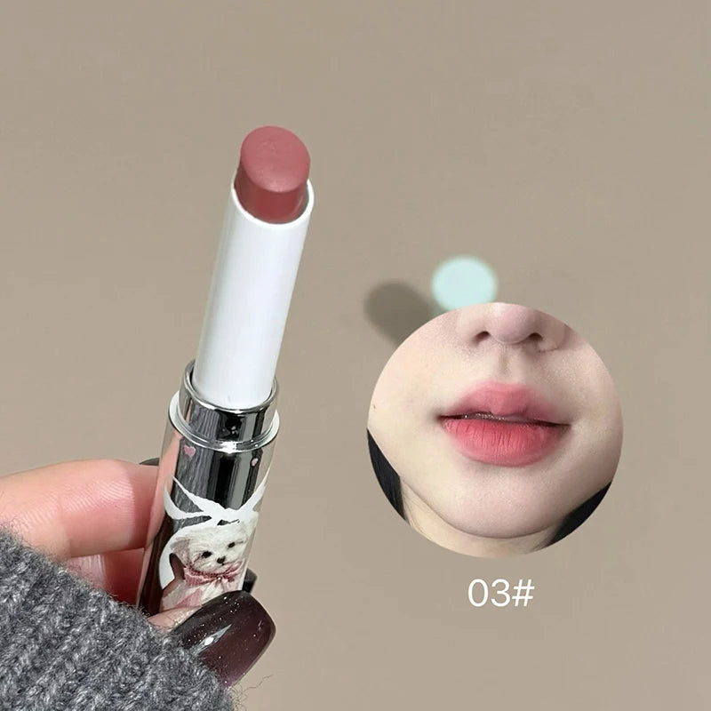 Art Value Velvet Cute Lipstick Matte Soft Mist Colorful Lip Stain Long Lasting Nude Red Lip Tint Pen Nourishing Makeup 6 Colors Qme 03