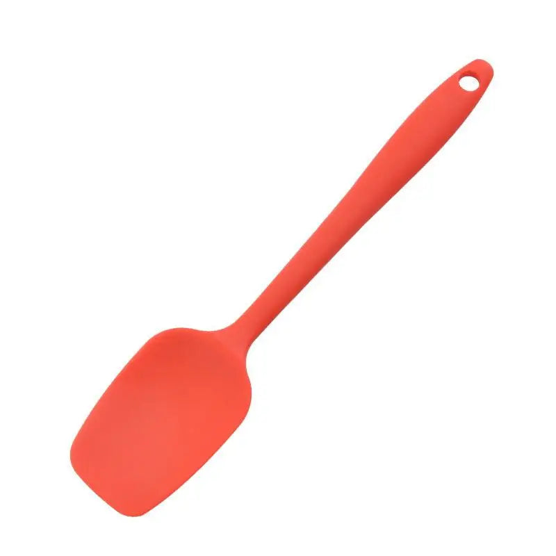 Multicolor Food Grade Non Stick Butter Cooking Silicone Spatula Qme Red