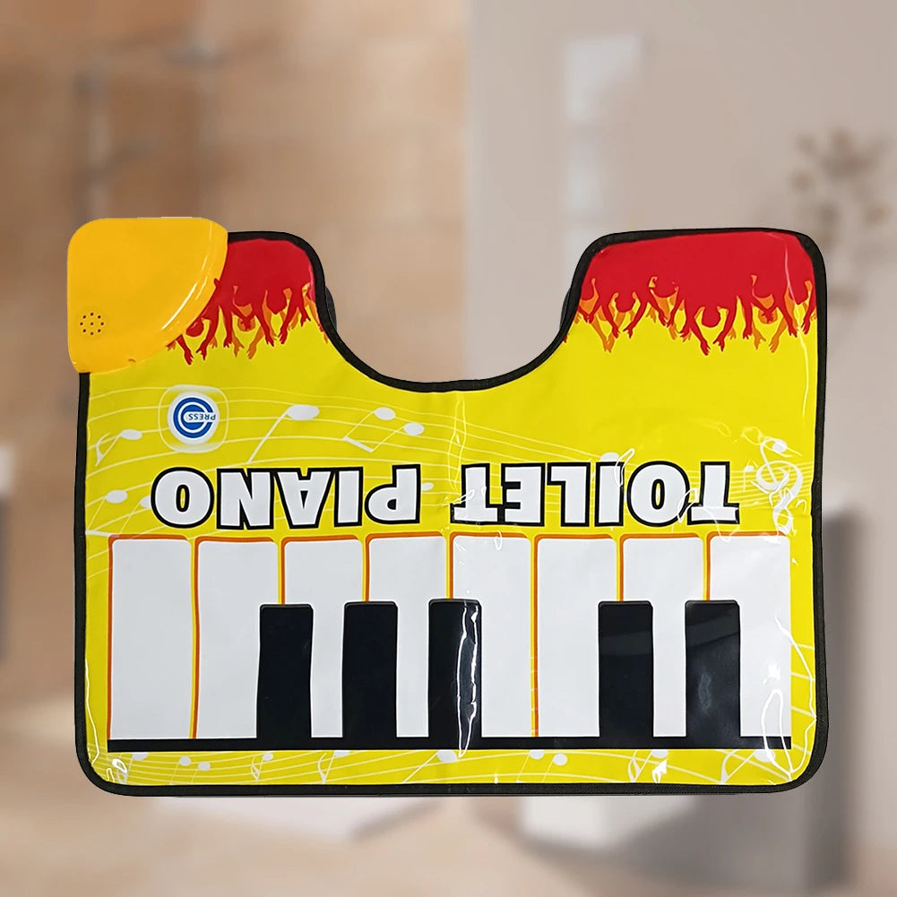 Music Piano Hygienic Blanket Potty Piano Singing Rug Bathroom Funny Toe Music Keyboard Toilet Floor Mat Qme Default Title