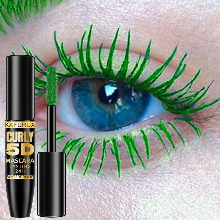5D Mascara Thick Curl Waterproof Natural Lenthen Eyelash 9 Colors Qme 108