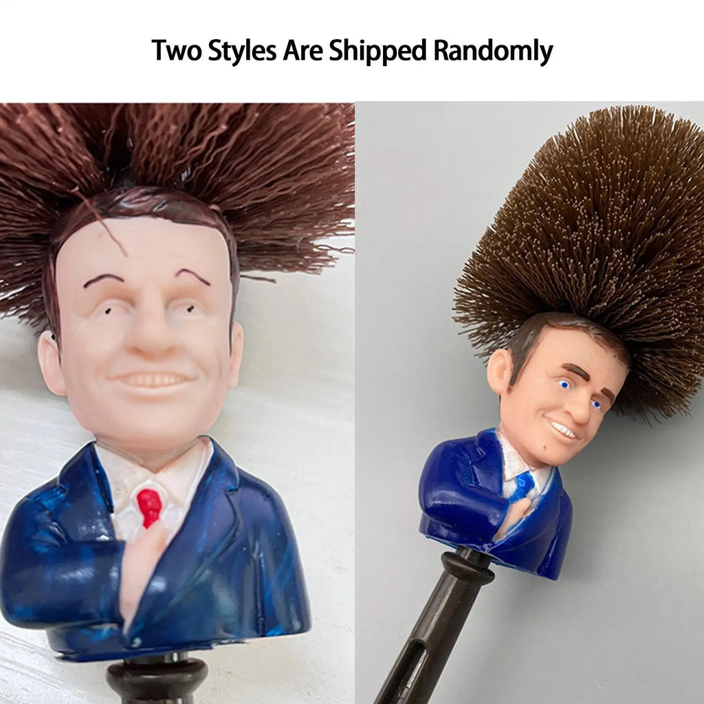 France President Trumptoilet Brush Funny Commander Crap Qme