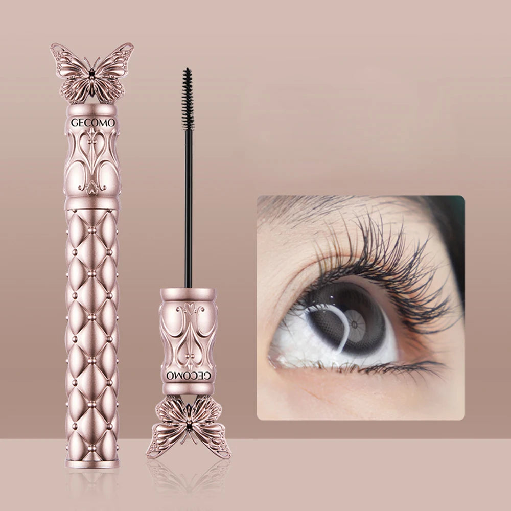 GECOMO Butterfly Flying Volume Mascara Curl Long-lasting Makeup Thin Qme