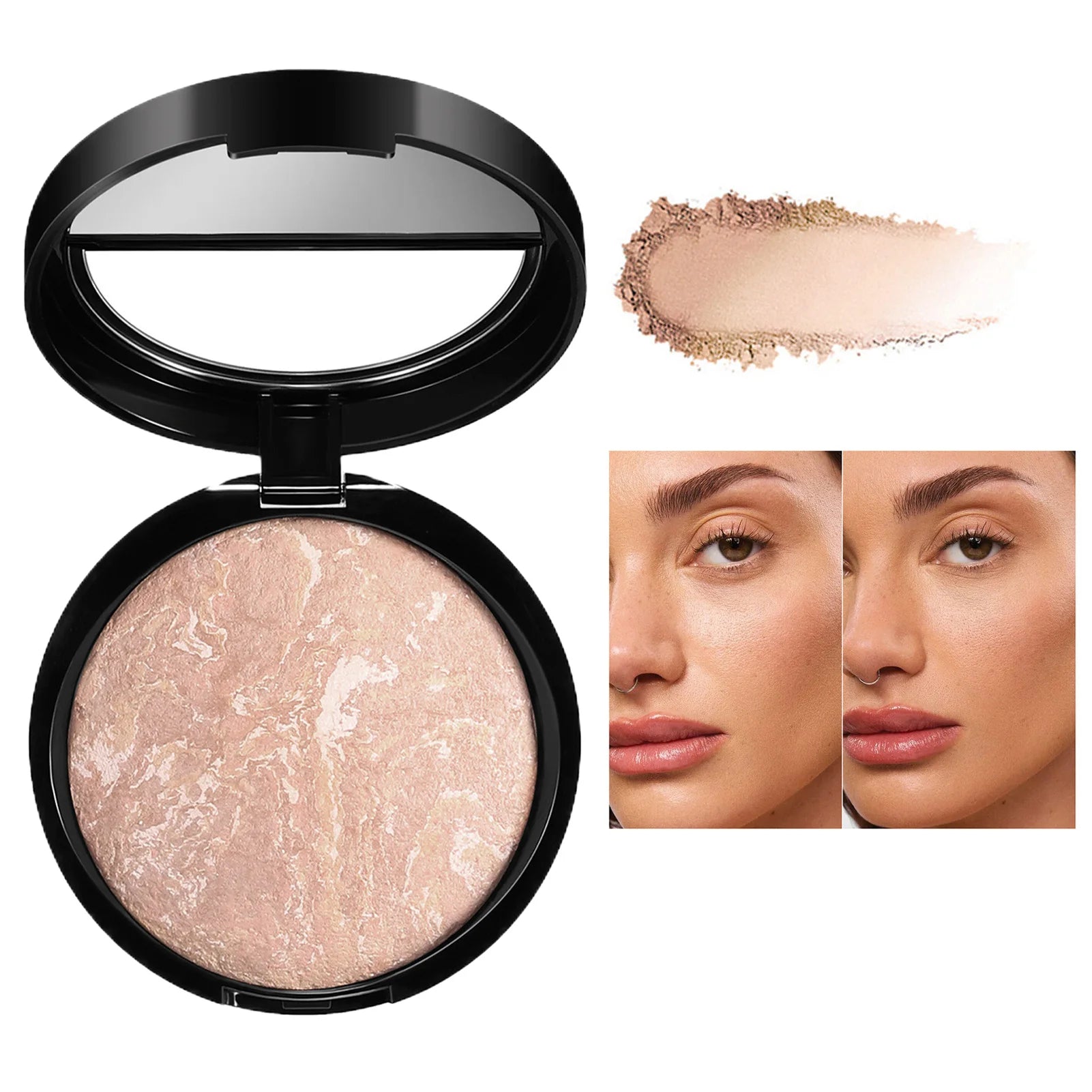 Face Setting Powder Puff Smooths Translucent Candy Bellaa Cosmetics Qme 05 China Mainland