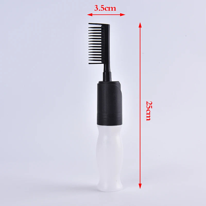Hair Colouring Comb Professional Empty Dye Bottle Applicator Brush Qme