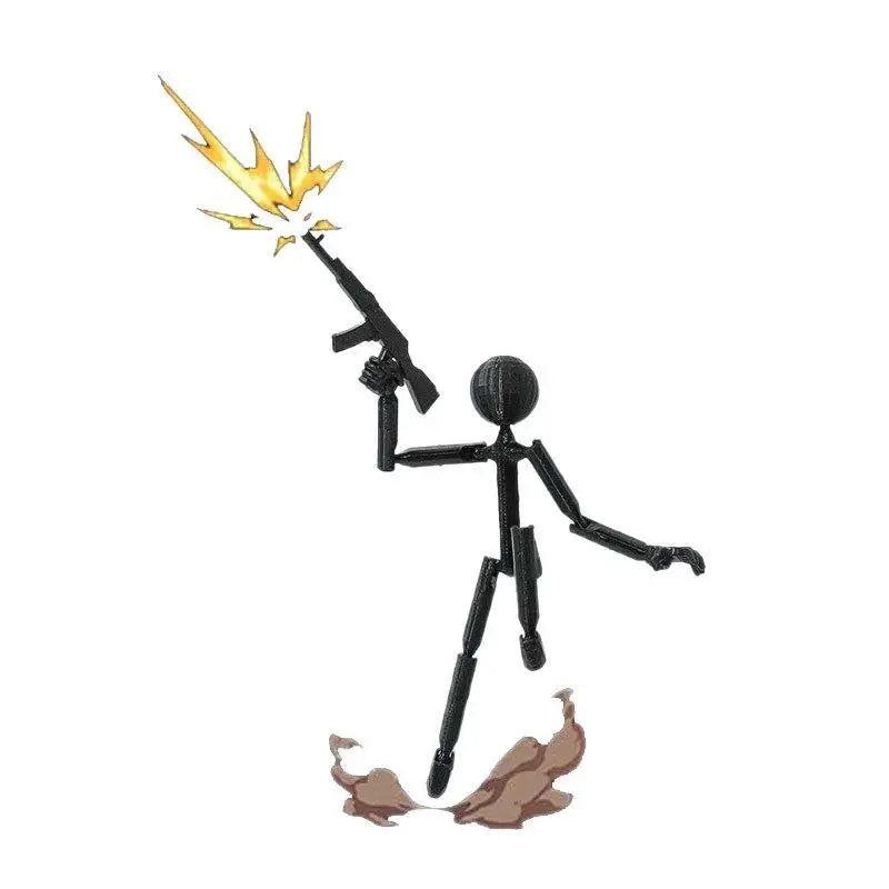 Multi-jointed Multi Joint Stickman Toy Movable 3D Printing Printed Qme