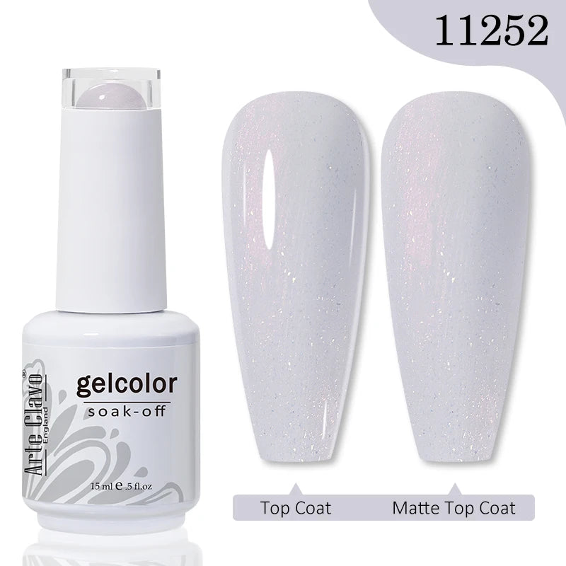 Arte Clavo Gel Nail Polishes Pink Nude Hybrid Lak Manicure