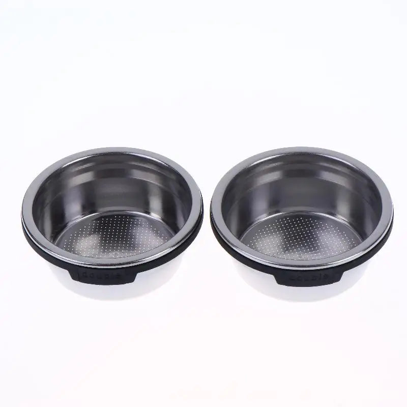Double Cup Filter Basket Luxe ES601 ES701 Coffee Pressurized Porous Qme 2Pcs