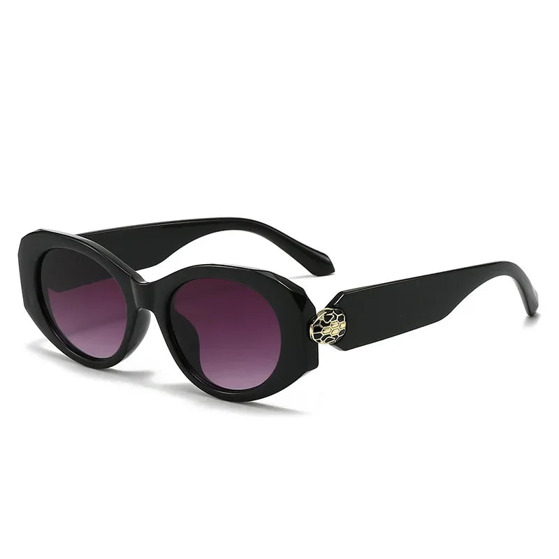 Irregular Y2K Cat Eye Sunglasses Women for Men Luxury Brand Designer Vintage Sun Glasses Sexy Ladies Shades UV400 Qme 02