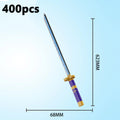 Sword Building Blocks Ninja Blade Katana Japanese Anime Butterfly Nichirin Knife Bricks Toys Children Adult Boys Girls Gift Qme Opp bag