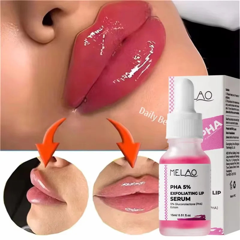 Lip Booster Plumping Serum Oil Hyaluronate Acid Moisturizing Sexy Enhancer Non-Irritating Brighten Fade Lines Plump Products Qme