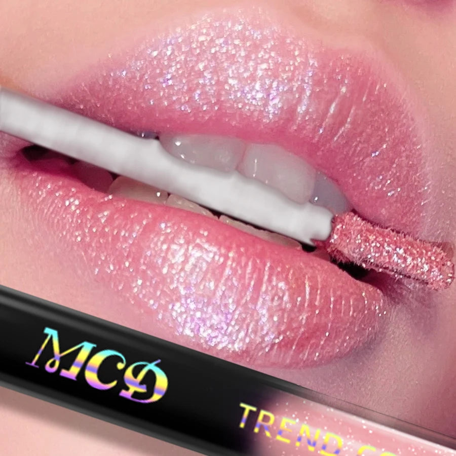 15 Glitter Lip Glaze Long Lasting Waterproof Liquid Lipstick Dewy Qme