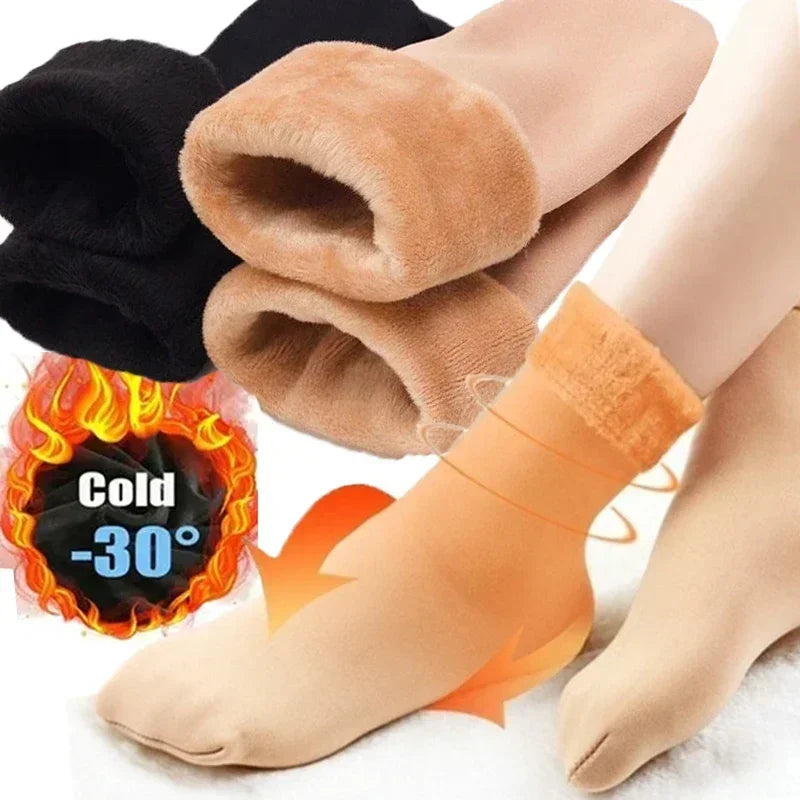 1 2 4 5Pair Women Winter Thicken Warm Short Socks Thermal Cashmere Qme