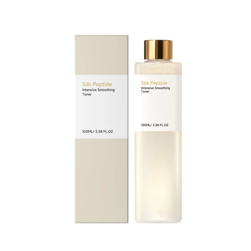 Silk Peptide Moisturizing Hydrating Toner Refreshing Non Greasy Easy Qme A -100ml