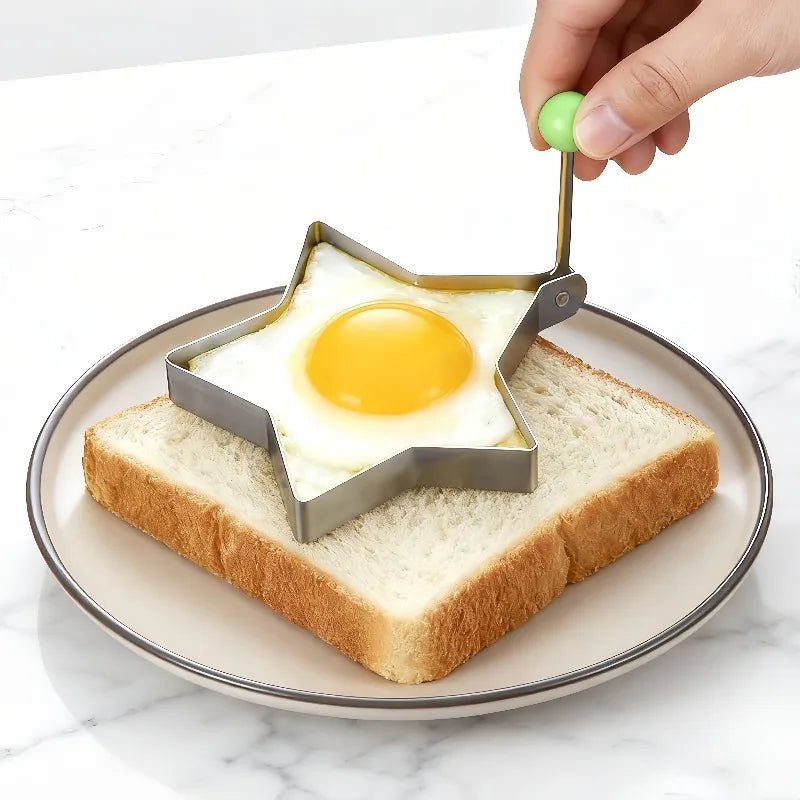 1/4/5PCS Stainless Steel Omelette Forming Machine Mold Frying Pan Pancake and Egg-shaped Device Kitchen Gadgets Qme