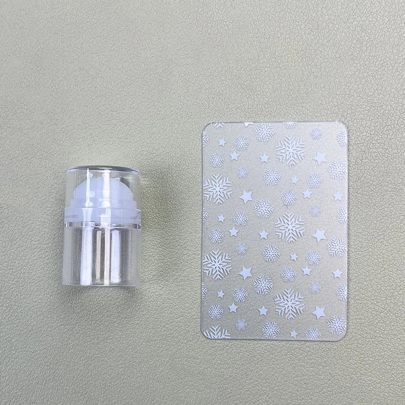 Erasable Mini Small Single Head Silicone Seal Nail Steel Plate Qme Transparent