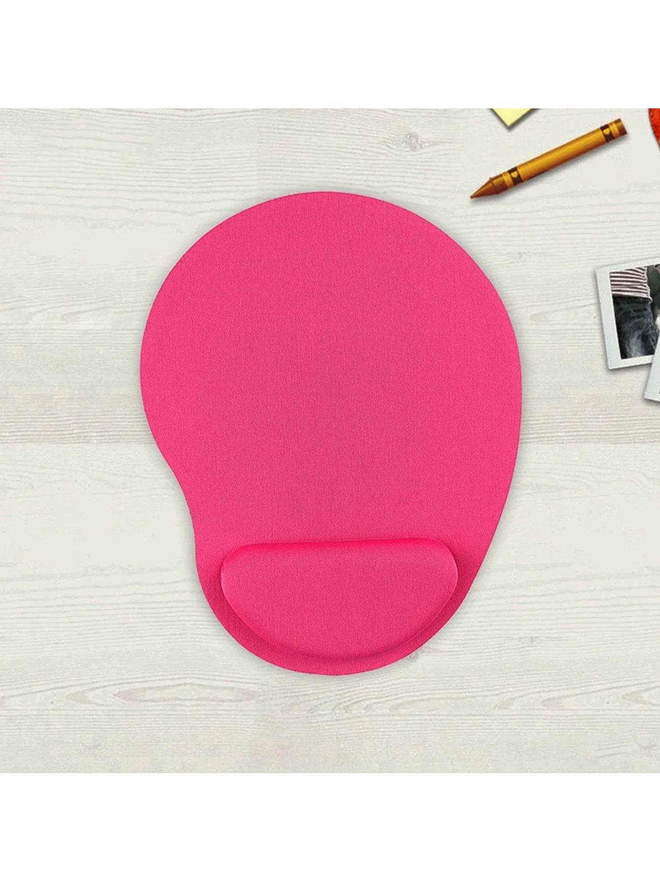 Eva Wrist Rest Mouse Pad Laptop Soft Comfortable Support Solid Qme Pink