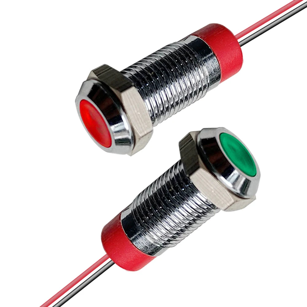 Waterproof IP67 Signal Light Metal LED Warning Indicator Lamp Pilot Qme
