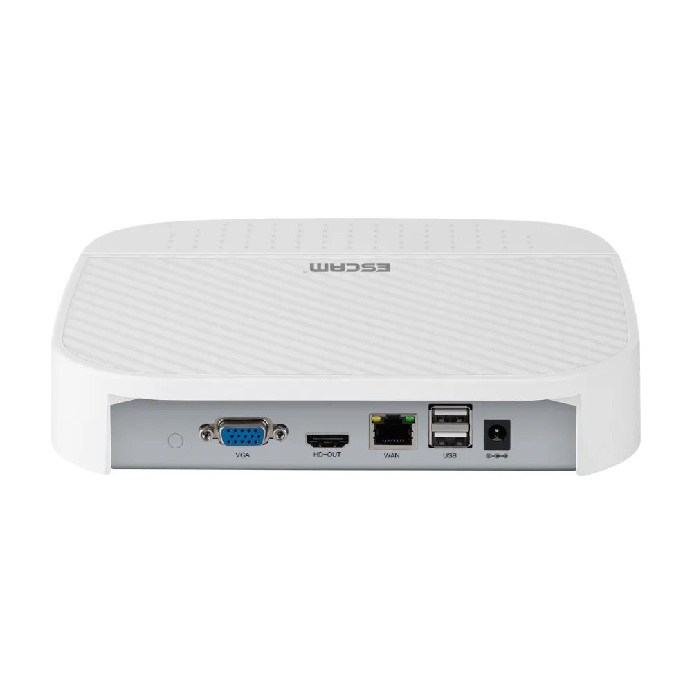 ESCAM PVR204 1080P 4+2CH ONVIF NVR with 2ch Cloud Channel For IP Camera Surveillance System Qme